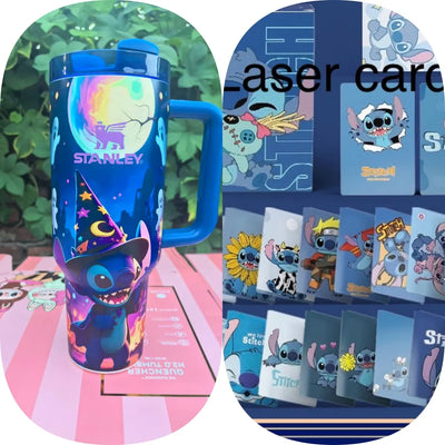 Leuchtender Tumbler Jack & Sally | Leuchtender Becher 1200 ml | Isoliert & Doppelwandig | Halloween & Weihnachts Edition