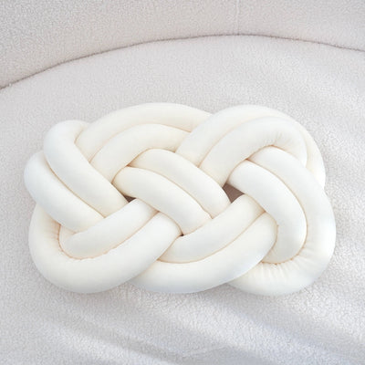 Dekokissen mit Knotenmuster | Geometrisches Design | Waschbar & Weich