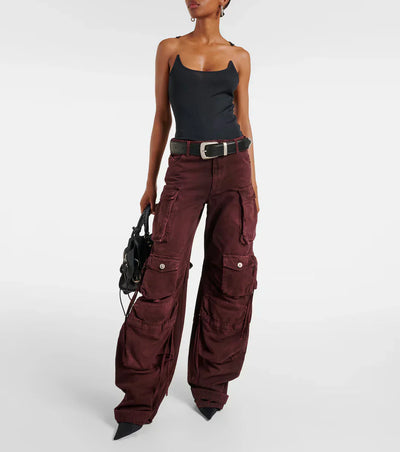 Damen Bandeau Top | Schulterfrei | Geripptes Baumwoll-Design | Figurbetont & Atmungsaktiv