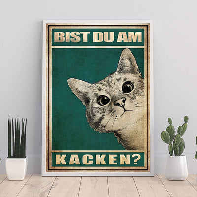 Bist Du? -  Katze Canvas