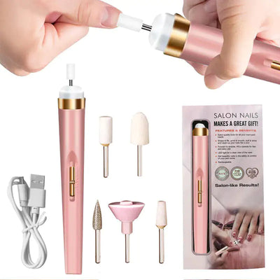Elektrisches Maniküre-Set | Nagelbohrer & Nagelkunstwerkzeuge mit LED-Stift