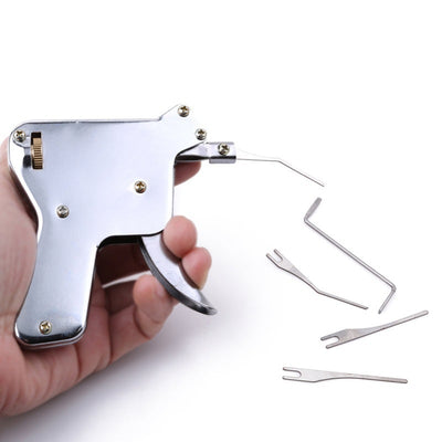 Profi Schlossöffner Set | Snap-Gun & Pick-Werkzeuge | Edelstahl | Für Schlosser & Training
