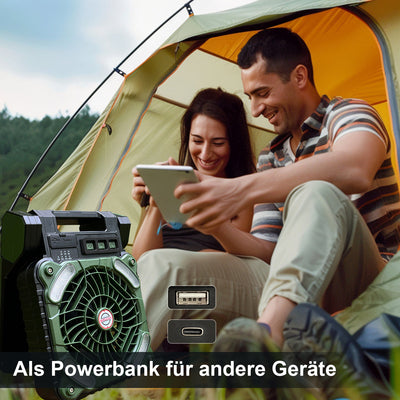 ZeltKühl™ Solarbetriebene Frische
