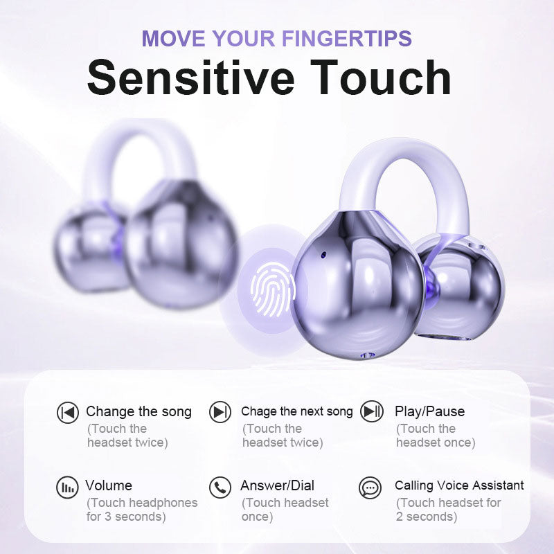 Bluetooth Kopfhörer W900+ | Ohr clip Design | HiFi Ton | Offenes Ohr