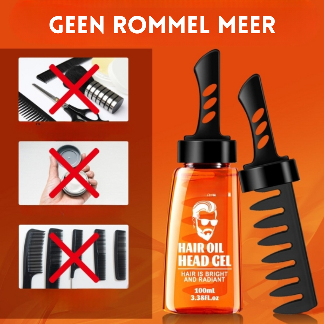 FrisurFix™ 2-in-1-Haargel mit Kamm (1+1 FREE)