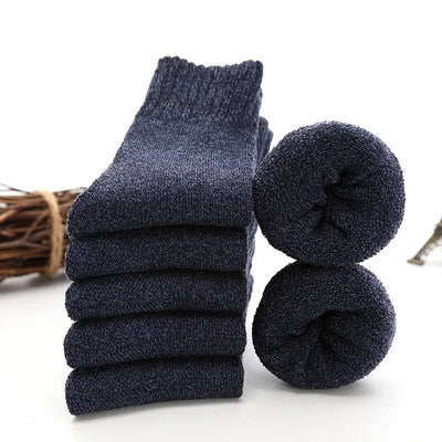 WarmWool™ 5 Paar Thermosocken aus dicker Wolle