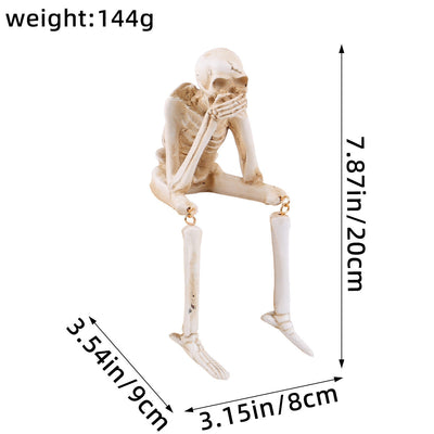 BoneChill™ 3er-Set gruseliger Skelett-Ornamente für Halloween