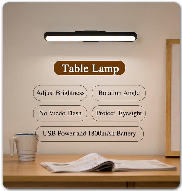 Magnetisch wiederaufladbare Touch-Lampe | 50% RABATT!