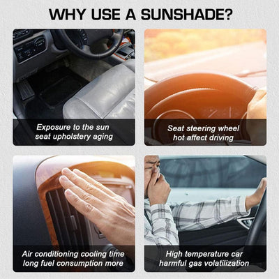 1+1 Gratis | AutoSchatten™ Verbesserte Kühlung Autoschild