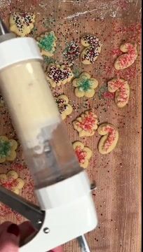 Kekspresse Set aus Aluminium | 20 Formen & 4 Düsen | Einstellbare Größe | Einfach zu Reinigen