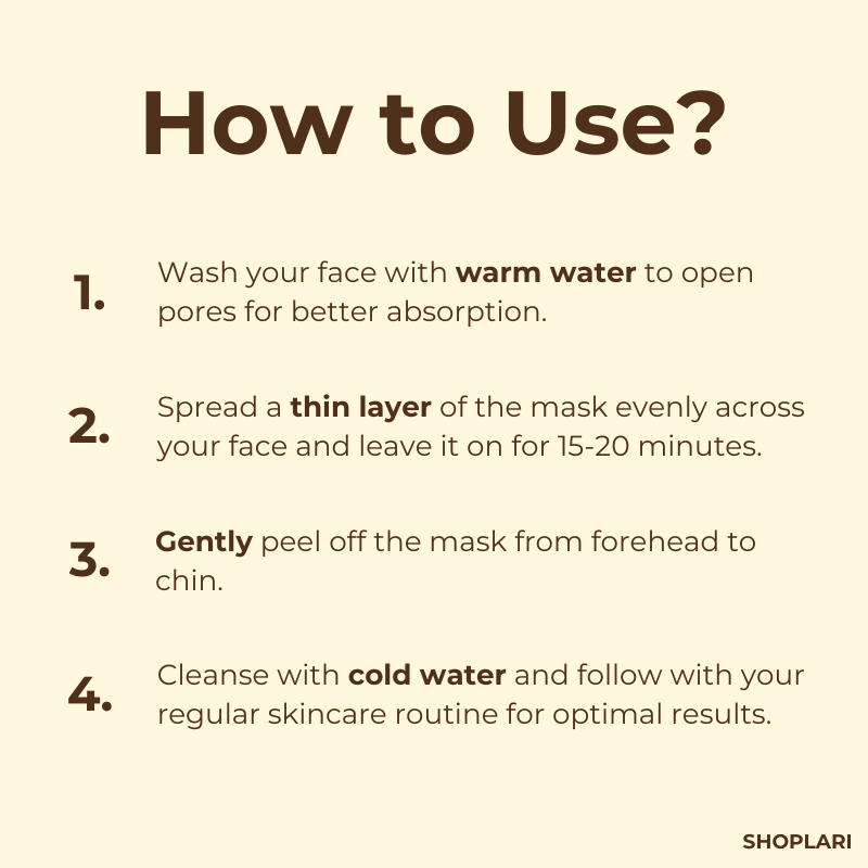 1+1 Gratis | Gesichtsmaske | Schwarzer Tee & Ginseng | Gegen Akne, Falten & Hautunreinheiten