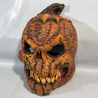 Halloween Kürbis Maske mit Anti-Bewegung | Dunkle Ernte Überkopfmaske | Beweglicher Mund & Gruseldesign | Komfortabel