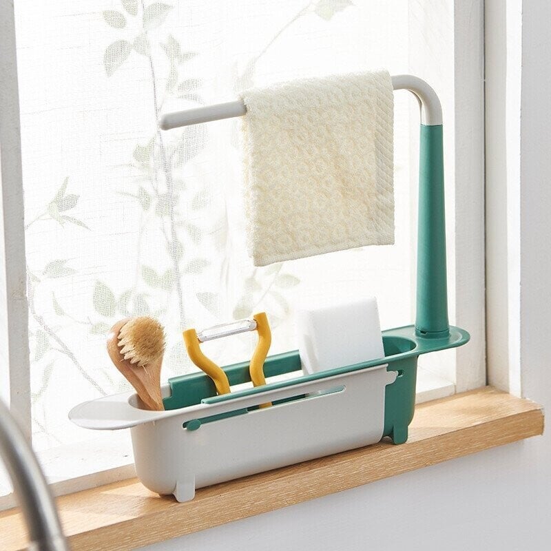 SpüleRegal™ Dehnbarer Spülbecken-Organisator