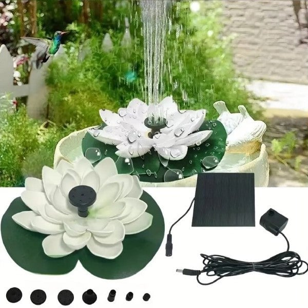 LotusGlanz™ Solarbetriebene Garten-Oase