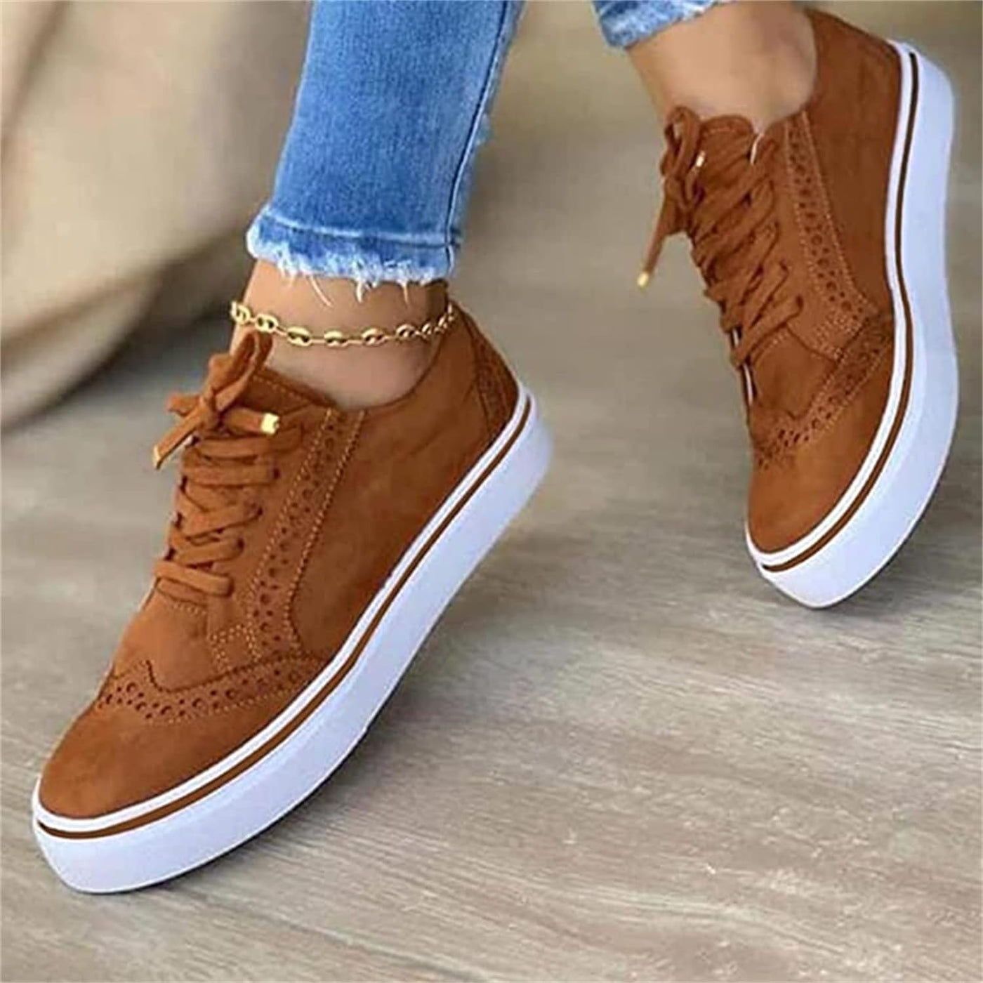 Monica | Damen Klassische Wander Schuhe | Reinschlüpfen