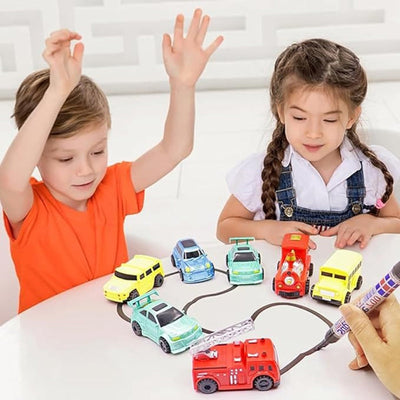 Kinder Spielzeugauto mit Linienverfolgung | Interaktives Lernspielzeug | Kreativ & Bildschirmfrei
