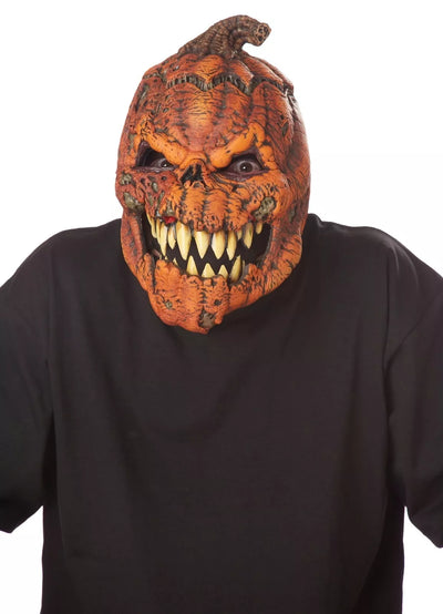 Halloween Kürbis Maske mit Anti-Bewegung | Dunkle Ernte Überkopfmaske | Beweglicher Mund & Gruseldesign | Komfortabel