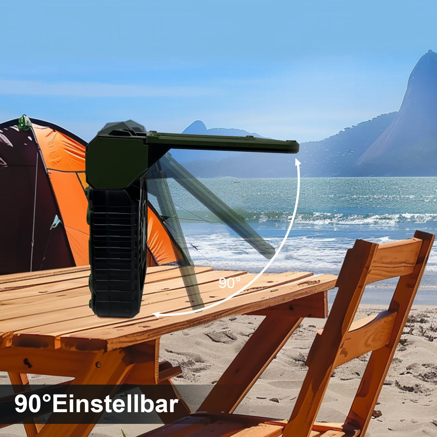 ZeltKühl™ Solarbetriebene Frische