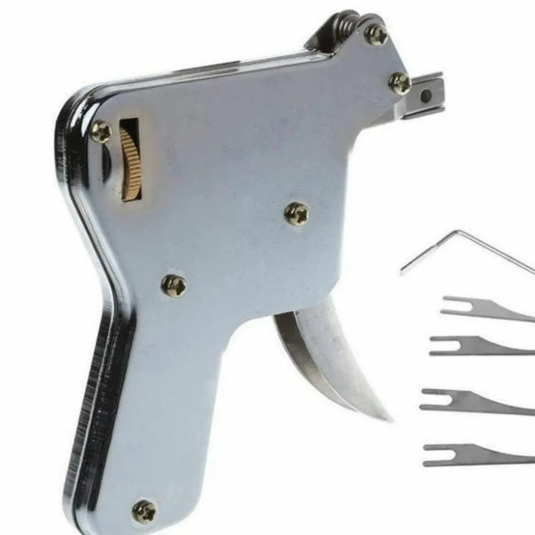 Profi Schlossöffner Set | Snap-Gun & Pick-Werkzeuge | Edelstahl | Für Schlosser & Training