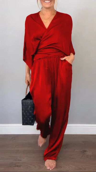 Teodora™ Glatte Satin-Eleganz