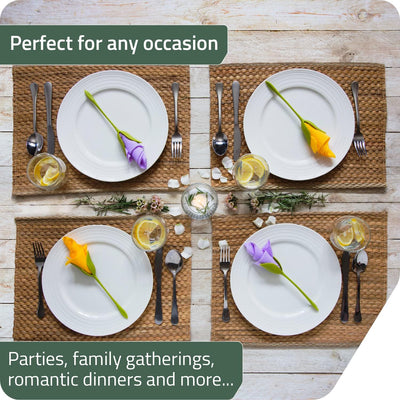 Servietten Blumenformer Set | 2 Stück | Kreative Tischdeko für Hochzeit, Sommer & Feste