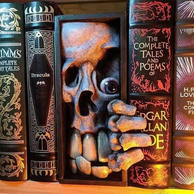 Bücherregaldekoration | Fantasy-Horror Werwolf | Bücherregaleinsatz & Blickfang
