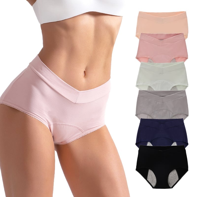 Damen Hoch geschnitten Slip auslaufsicher | Wiederverwendbare Perioden- & Inkontinenzunterwäsche | Atmungsaktiv & geruchshemmend