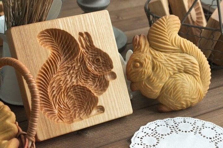Holz-Backform mit Tiermotiven | Antihaft & Lebensmittelecht | Buchenholz mit Leinöl-Beschichtung | Verschiedene Größen
