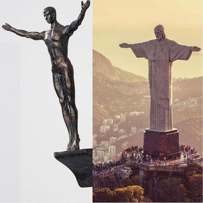 3D Wand Skulptur Kletterfigur | Moderne Kunst Deko | Premium Qualität & einfache Montage