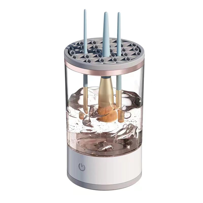 Elektrischer Make-up Pinselreiniger | 2-in-1 Reinigen & Trocknen | Hygienisch & Platzsparend