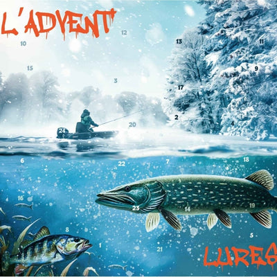 Adventskalender für Angler | 24 Überraschungen | Hochwertige Angelköder | Sofort Einsatzbereit
