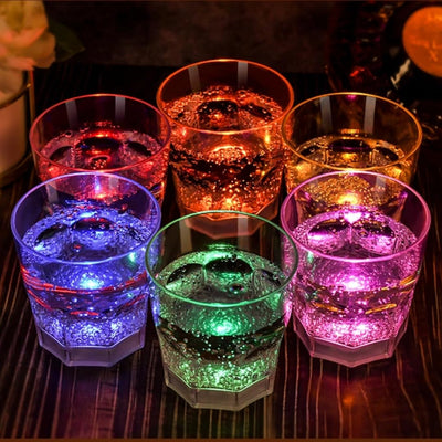 LED Weingläser & Becher | Farbwechsel | Flüssigkeitsaktiviert | Wiederverwendbar