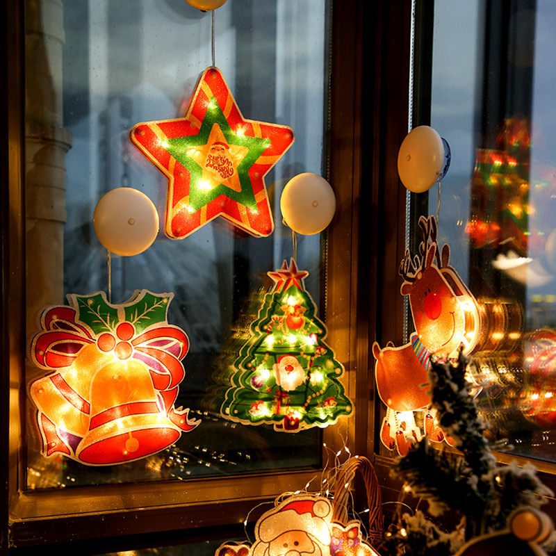 1+1 GRATIS | FestlichFlair™ – Weihnachtslichterkette für Fenster