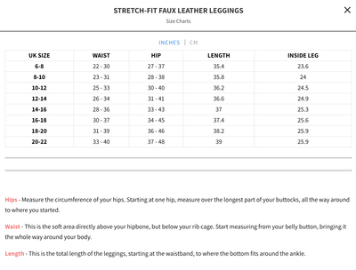 Damen Kunstleder Leggings | Figurformend mit 3D-Sculpting & breitem Bund | Atmungsaktiv, blickdicht & pflegeleicht