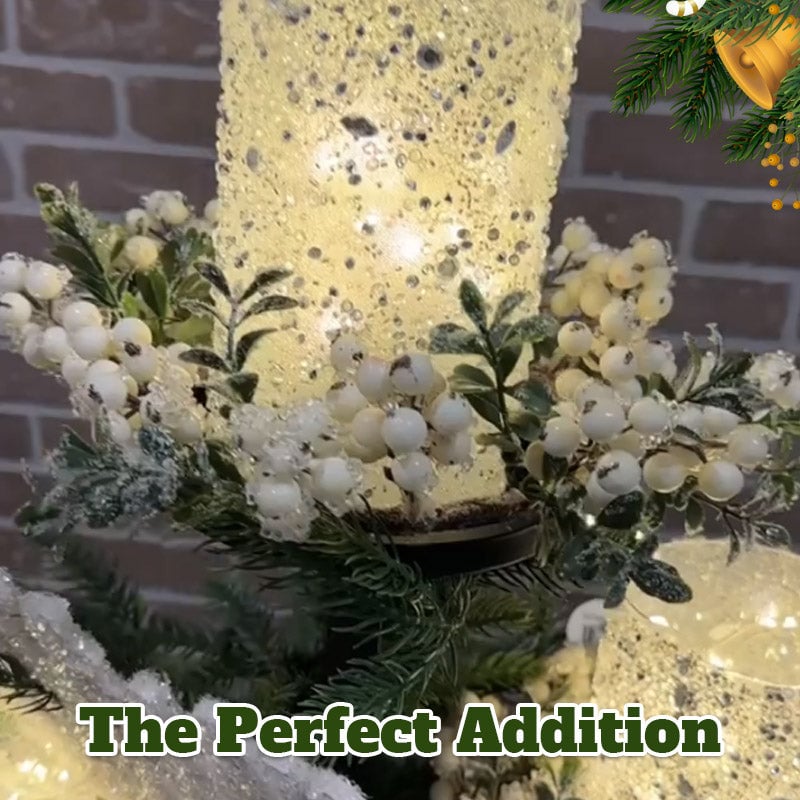 Weihnachtsbaum Topper Regal | 3-stufig | Schwarz | Metall