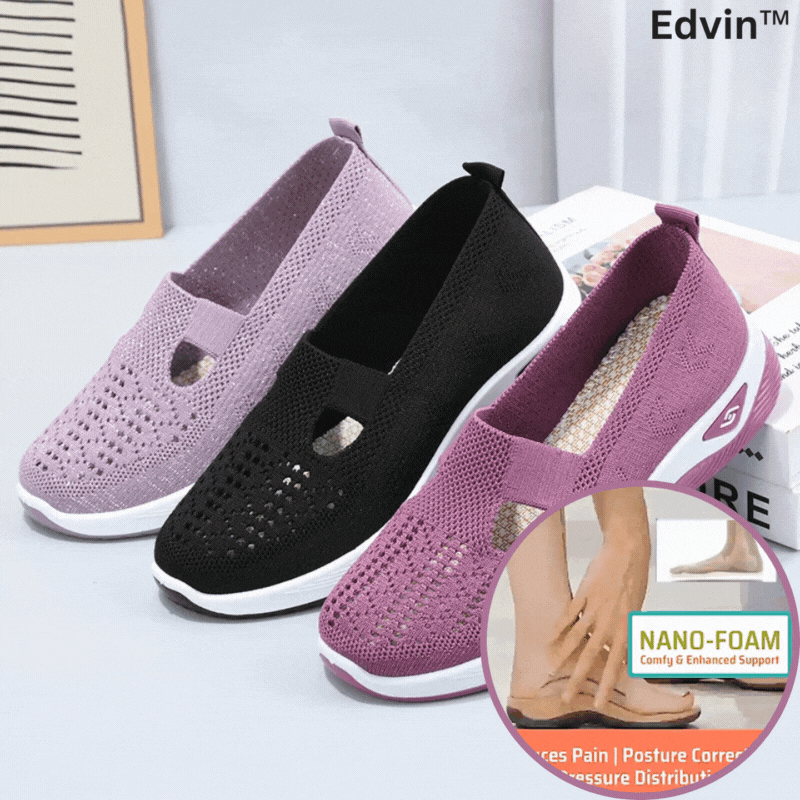 Edvin™ Gewebte orthopädische Schuhe mit atmungsaktiver weicher Sohle