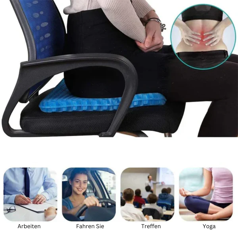 GelCush™ - Ergonomisches Sitzkissen für maximalen Komfort