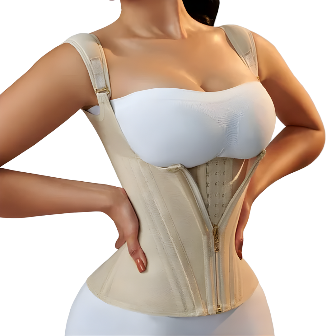 Damen Body Shaper | Glättende Passform & Verstellbare Träger | Unterkleid mit Atmungsaktivem Material | Maja