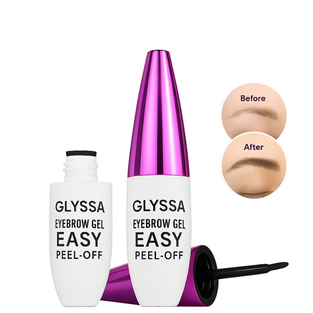 2+2 Gratis | Augenbrauen Tattoo Gel | Einfach auftragen & abziehen | Semi-permanent bis 3 Tage | Natürlicher Look, langanhaltend