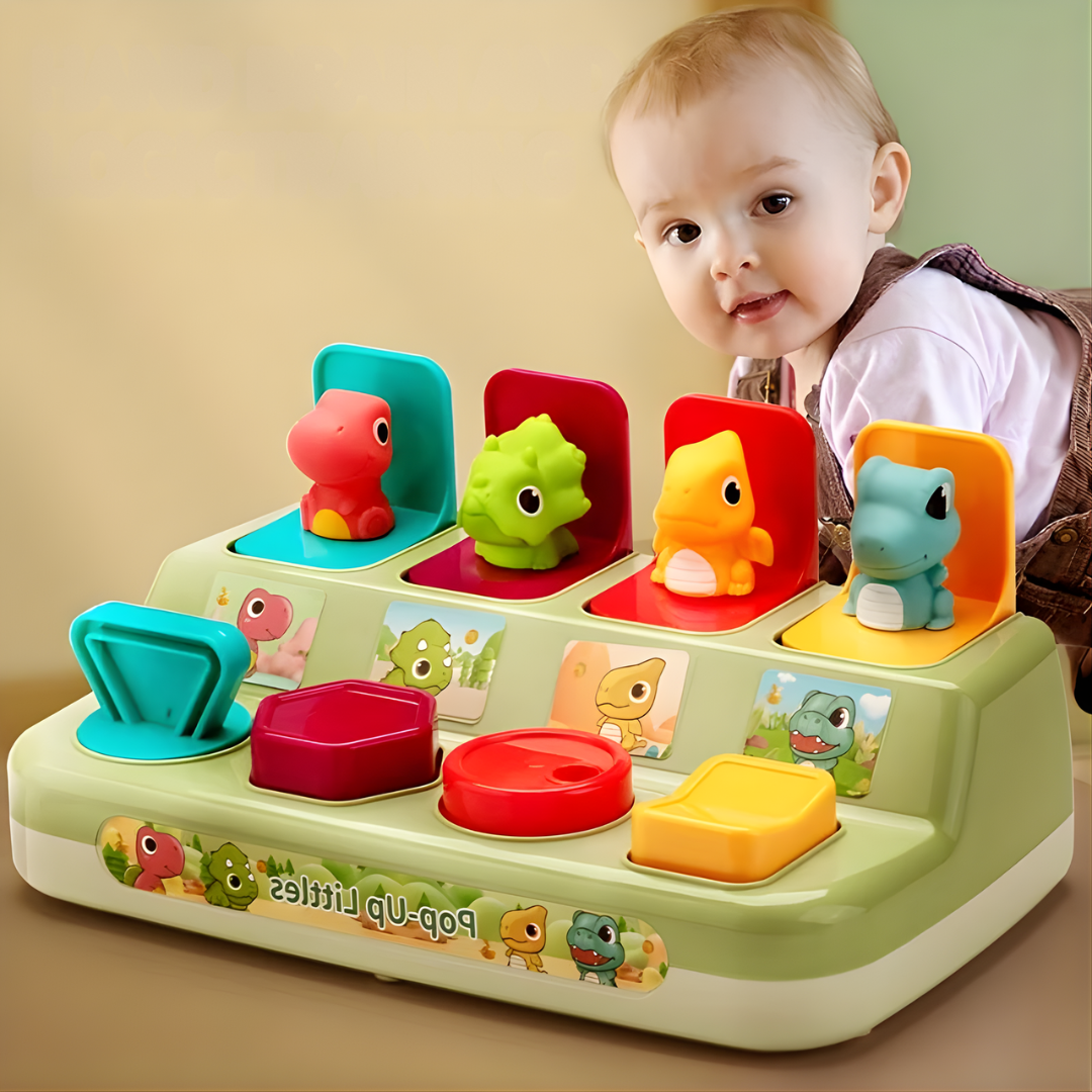 TippenAusblenden Interaktives Switch-Box Spielzeug | Verstecken & Suchen | Reaktions- & Konzentrationstraining | Für Kinder & Erwachsene