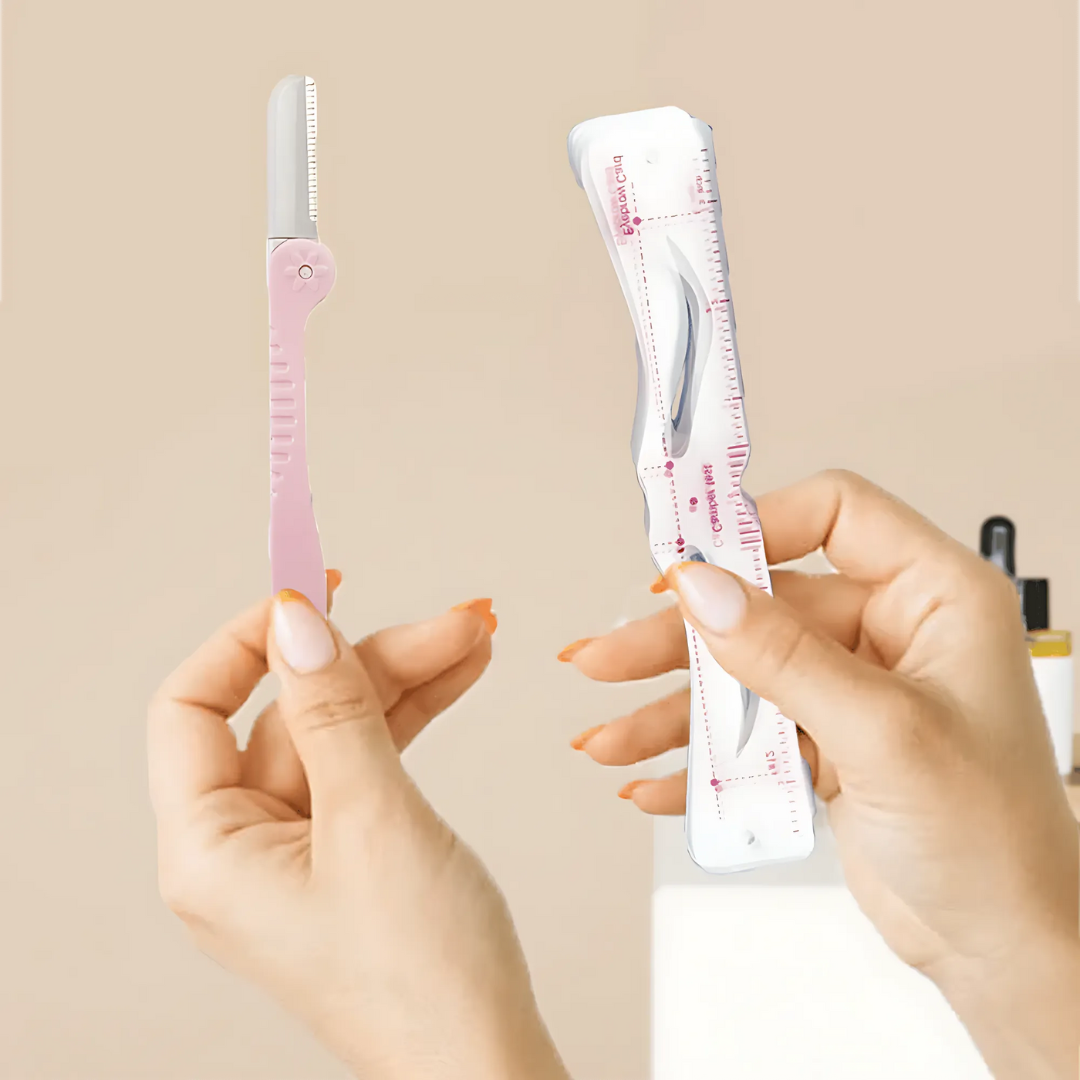 1+1 Gratis | Augenbrauen Schablonen Set | 12-teiliges Augenbrauen-Mapping-Set | Perfekte Symmetrie & Form | Wiederverwendbar