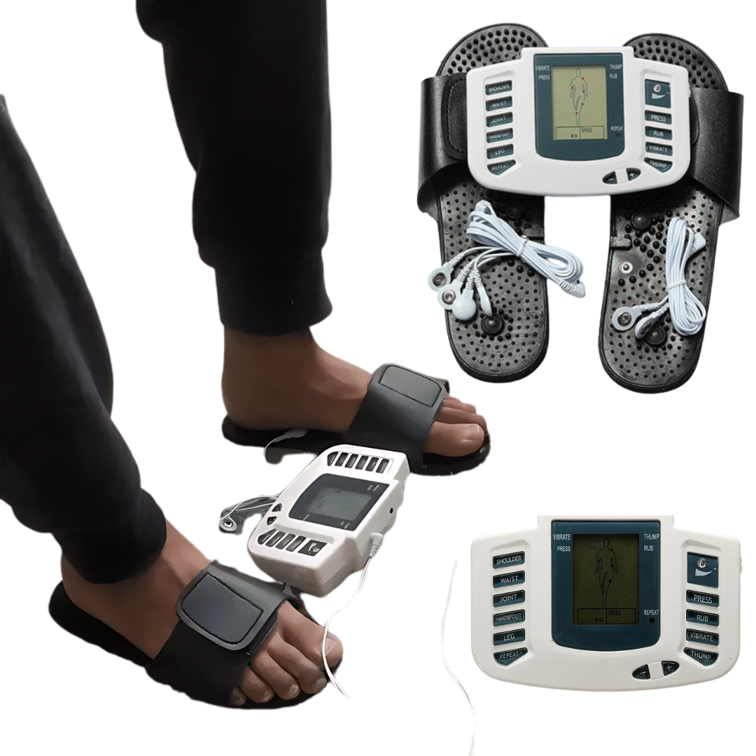 EMS Fußmassagegerät | Elektrische Muskelstimulation | Entspannung & Durchblutungsförderung