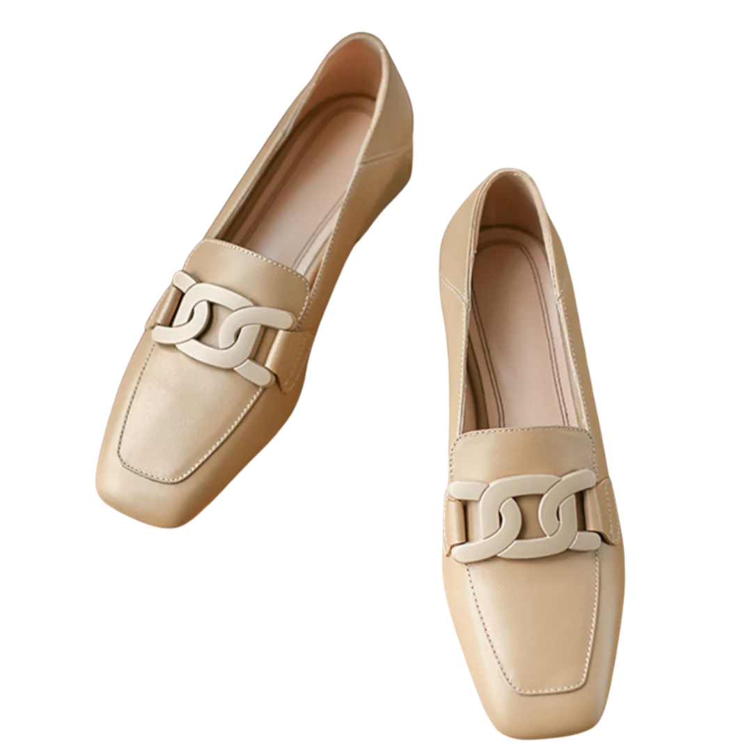 Damen Slipper aus Leder | Orthopädischer Komfort & Fußgewölbestütze | Fiorenza