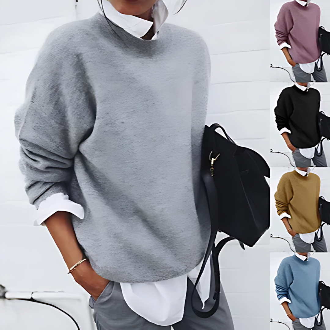 Natalia™ Kaschmir-Pullover Damen | Weicher warmer Strickpullover für Winter & Alltag