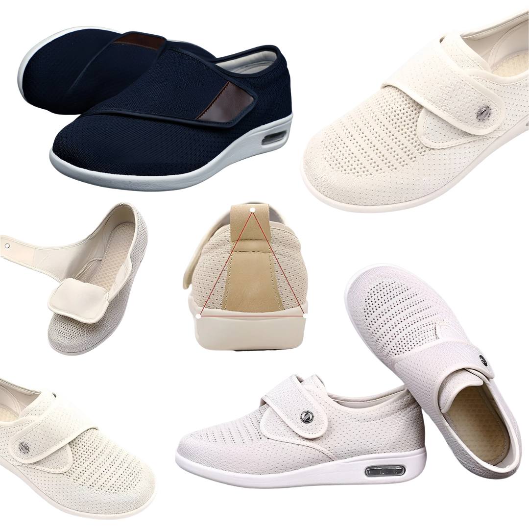 Damen Schuhe | Bequeme Orthopädische Sneaker | Atmungsaktiv & Rutschfeste Sohle