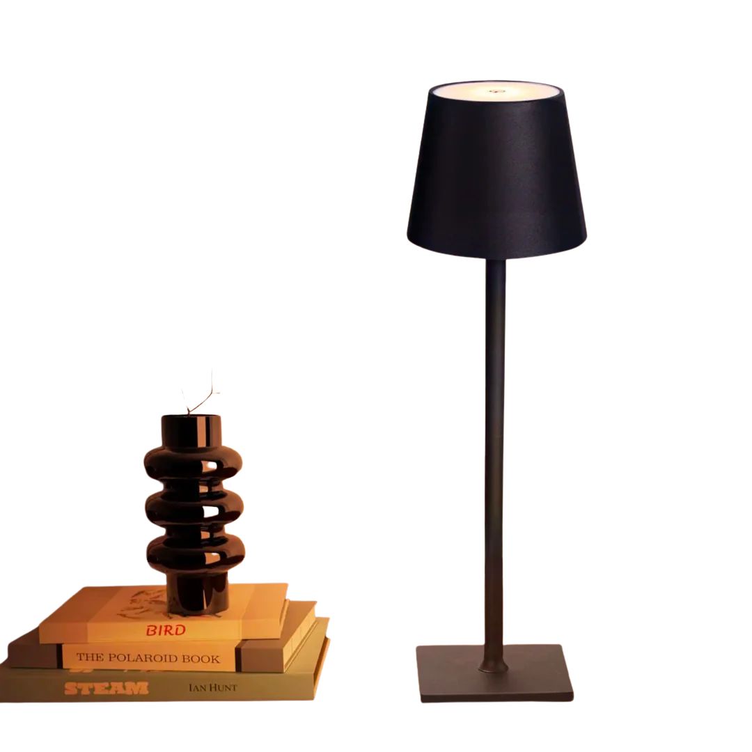 Kabellose Tischlampe | Minimalistisches LED-Design | Tragbar & Dimmbar