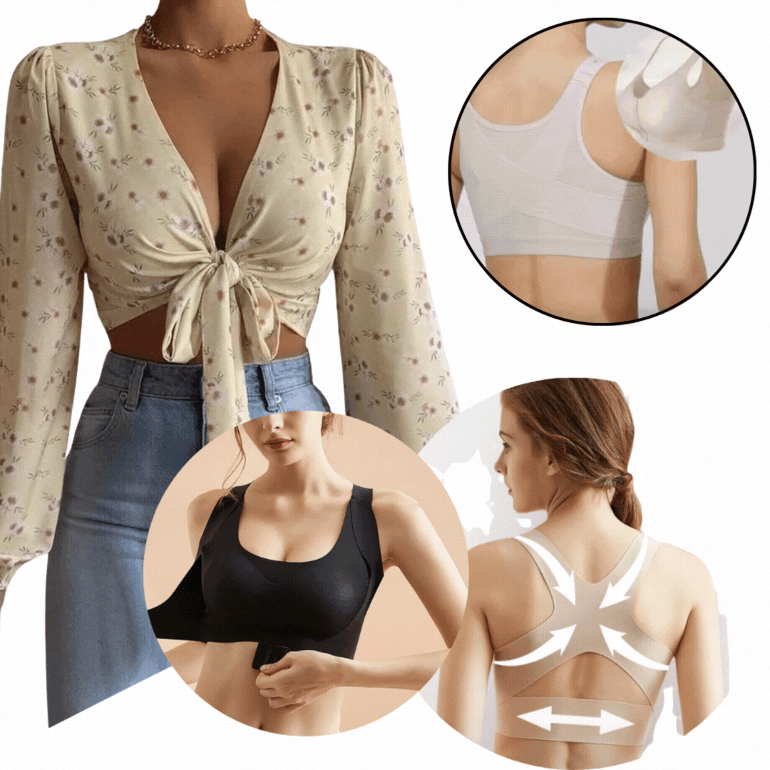 Damen Haltungskorrektur Sport-BH Angelica | Push-up Effekt | Atmungsaktiv & Bequem
