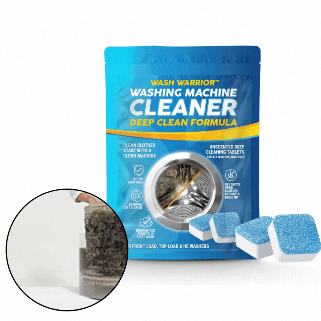 Waschmaschinen Reinigungstabletten | Tiefenreinigung & Antibakteriell | Entfernt Gerüche & Kalk