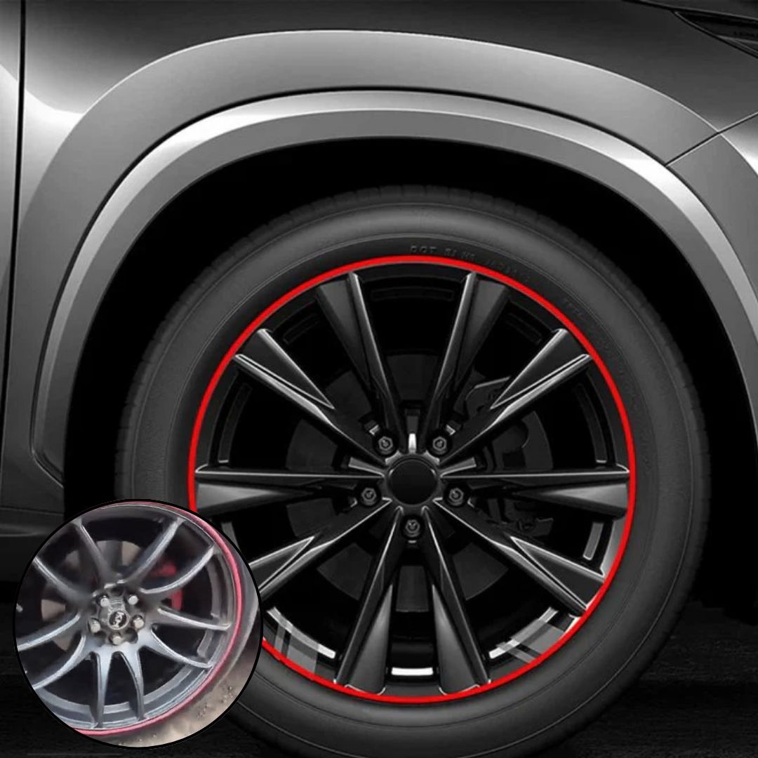 Universal Felgenschutzstreifen Auto | Nylonfaser | Kratzschutz & Sportliches Design