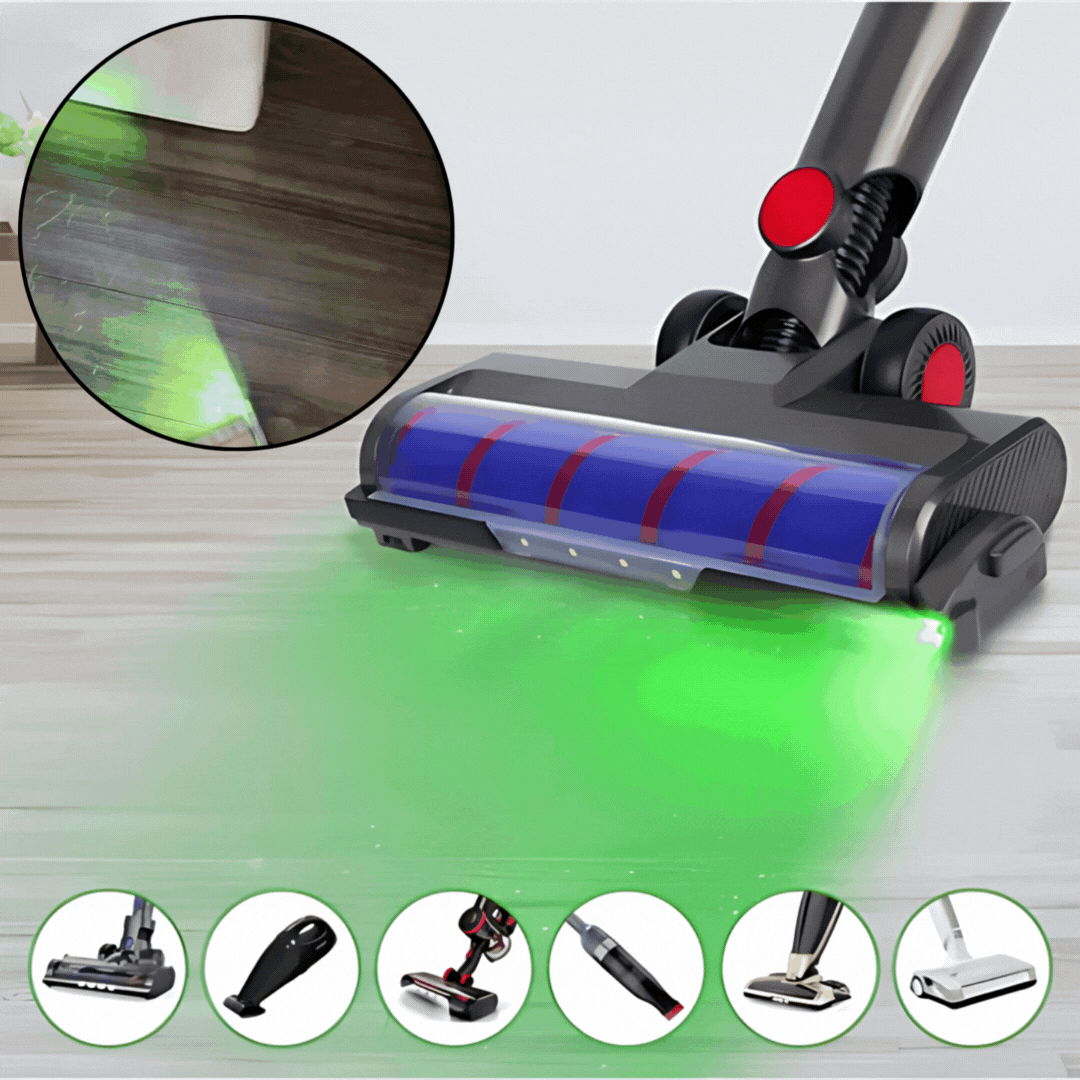 Universal Staubsaugeraufsatz | Laser-Staubsaugerkopf für Tiefenreinigung | Kompatibel mit allen Modellen